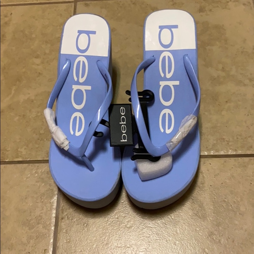 Never Worn Bebe Foam Wedges